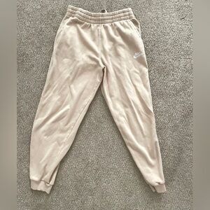 Nike beige sweatpants